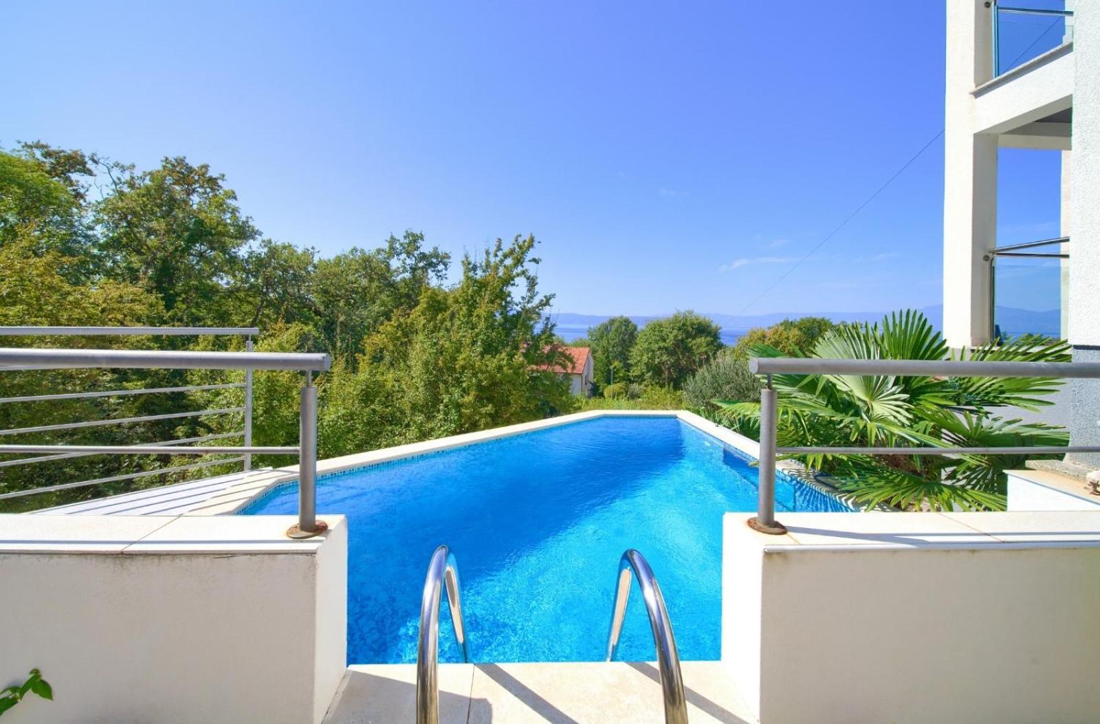 Apartment Sasso Bianco With The Private Pool Njivice Exterior photo
